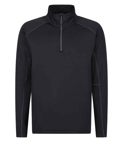 Regatta Core Stretch Half Zip Midlayer Top - BLK - L